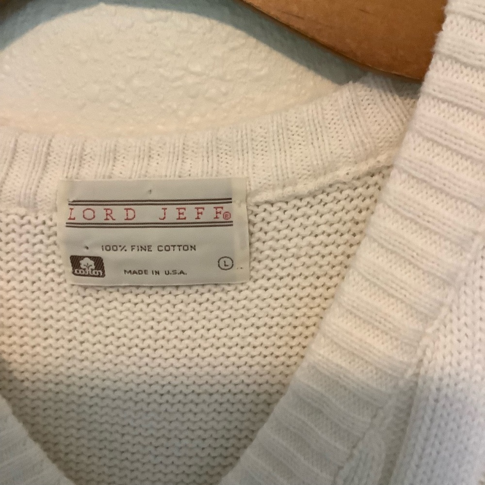 Cotton sweater vest - Picture 2 of 3